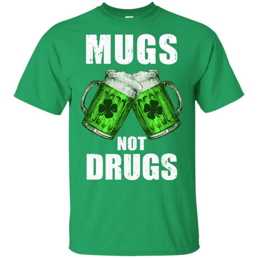 Vintage Mugs Not Drugs St Patrick Day Gift