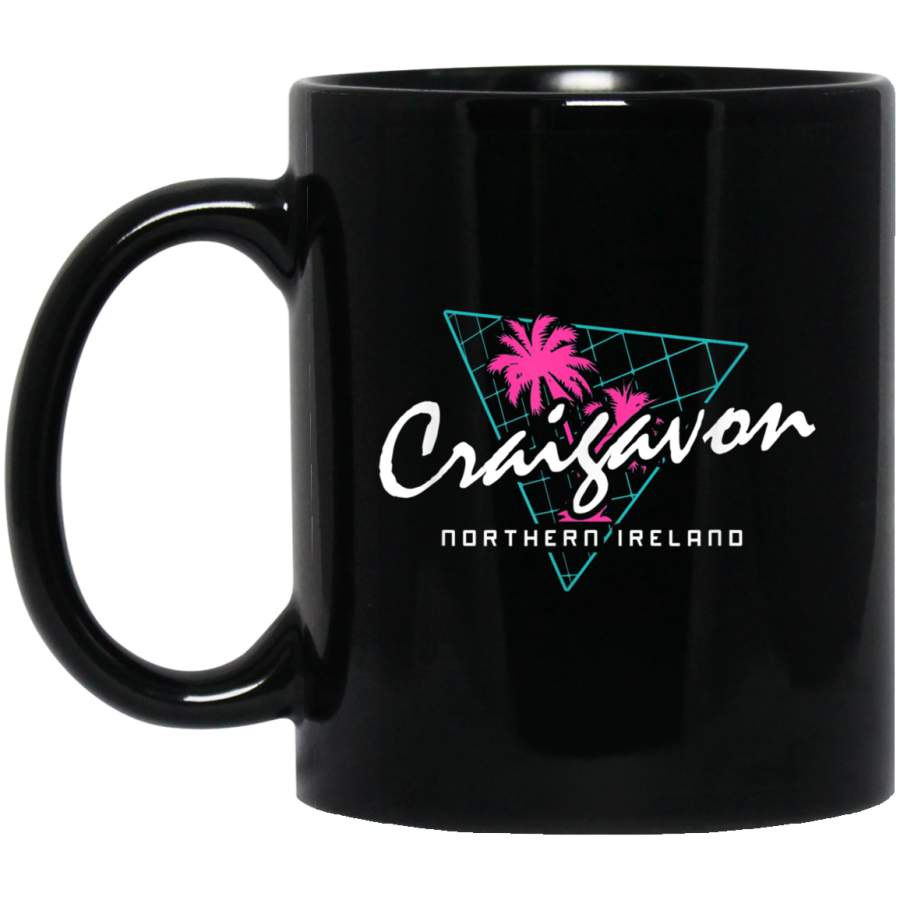 Craigavon Retro 80s graphic Vintage Mug