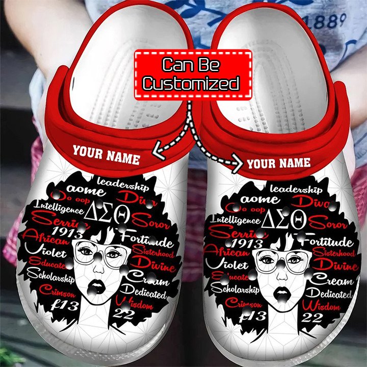 Personalized Delta Sigma Theta Girl clogs Classic Clogs Shoes