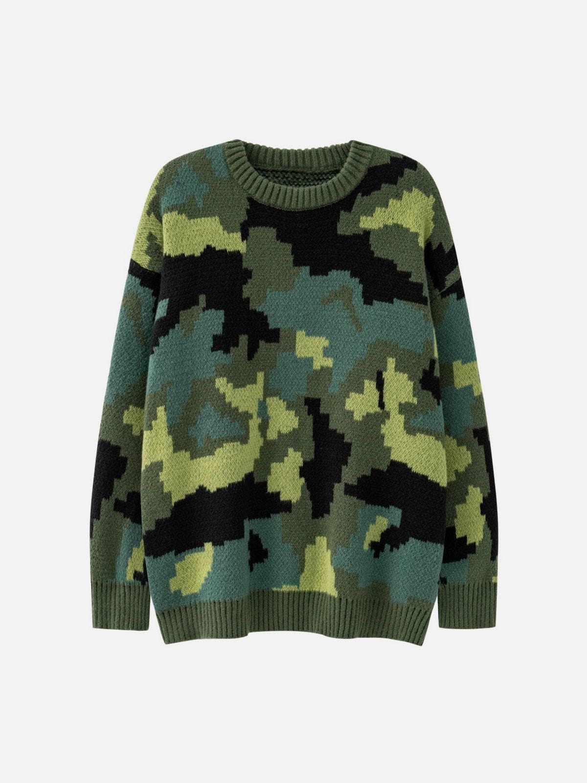 Talishko™ – Camouflage Print Sweater