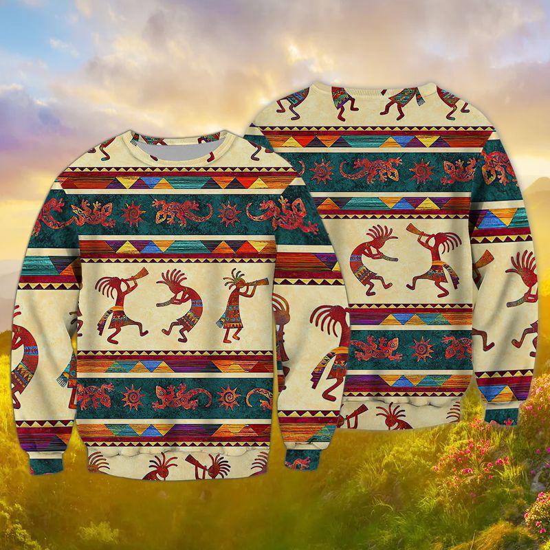 Premium Native Indian American Culture 3D Sweatshirt