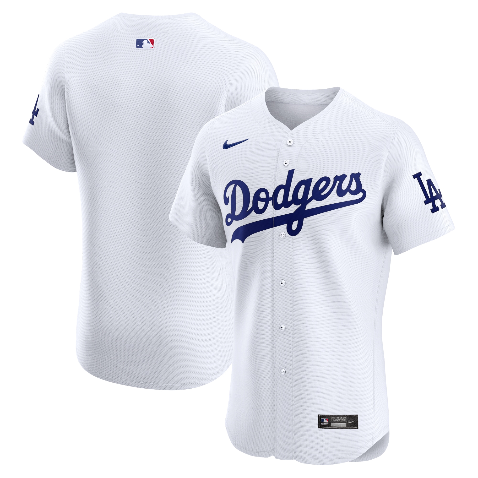 Los Angeles Dodgers Home Elite Jersey – White