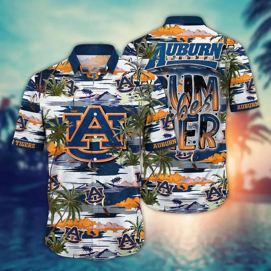 Auburn Tigers Ncaa Flower Aloha Hawaiian Shirt 7, Ncaa Hawaiian Shirt