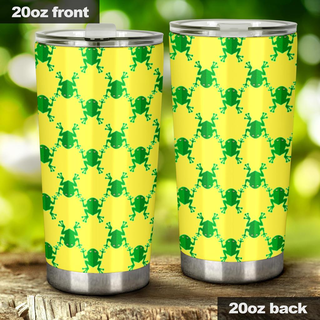 Frog Pattern Tumbler