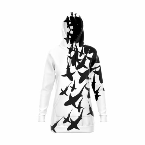 Dolphines Shadow Hoodie Dress