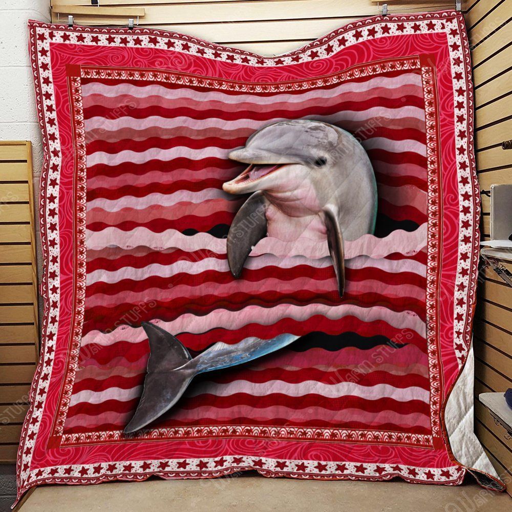 3D Dolphin Quilt Blanket Kp642 Dhc1312103Dd