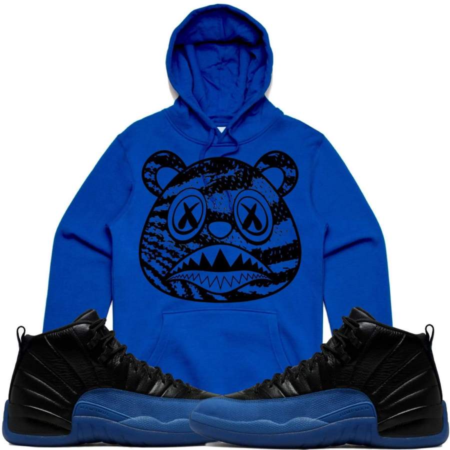 ZEBRA BAWS – Jordan Retro 12 Game Royal Sneaker Hoodie