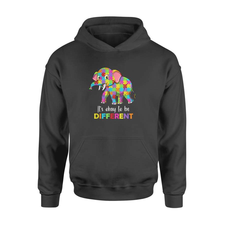 It’s Okay To Be Different Autism Awareness Elephant – Standard Hoodie