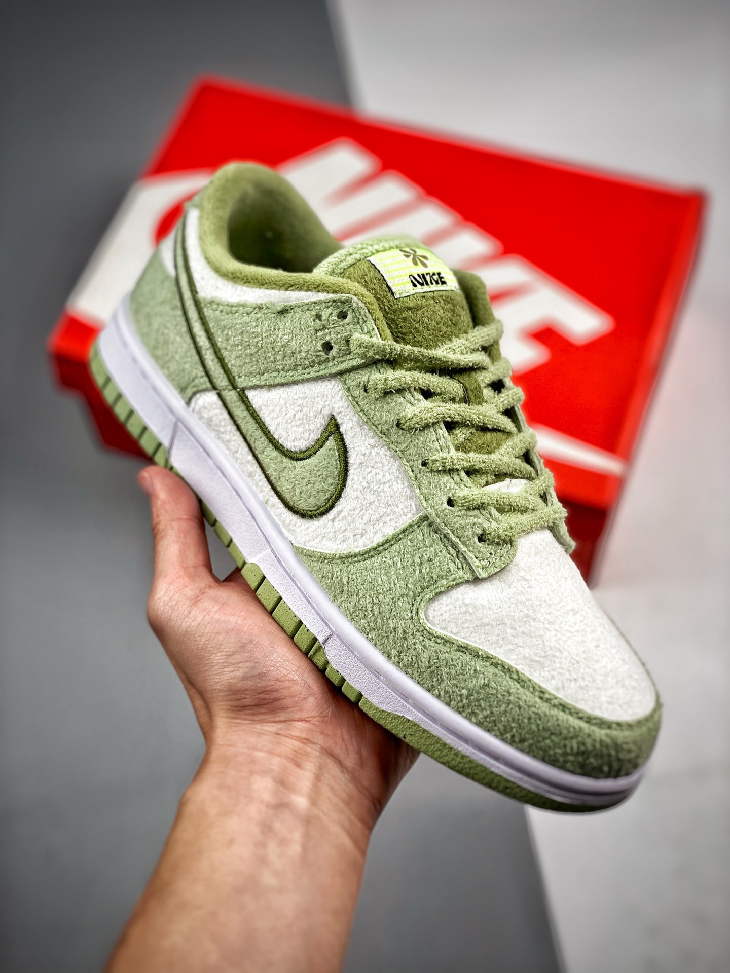 Nike Dunk Low SE Fleece Pack Honeydew DQ7579 300 602294