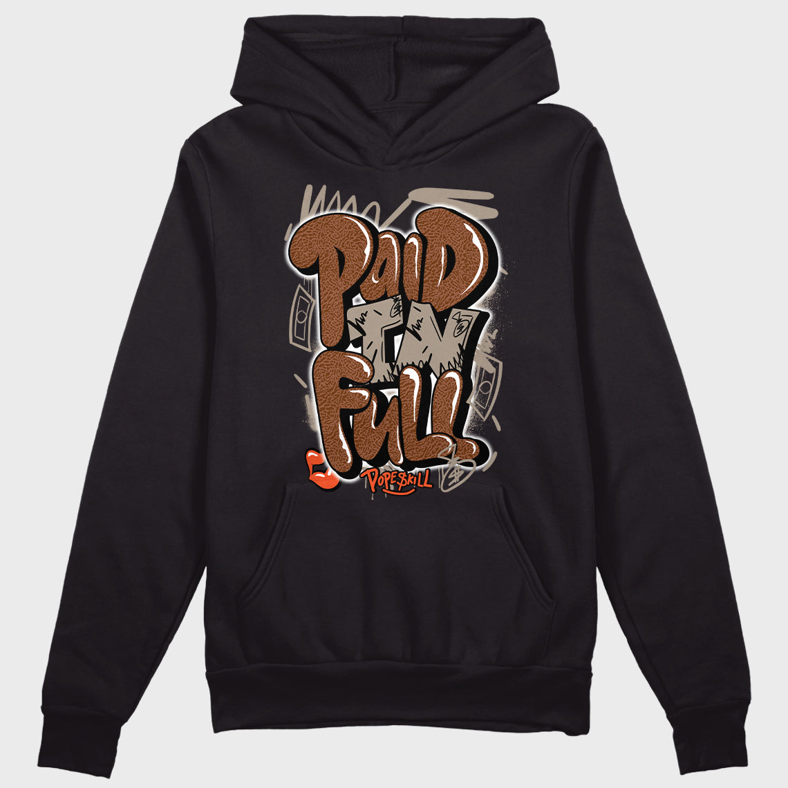 Jordan 3 “Desert Elephant” Dopeskill Hoodie New Paid In Full Graphic