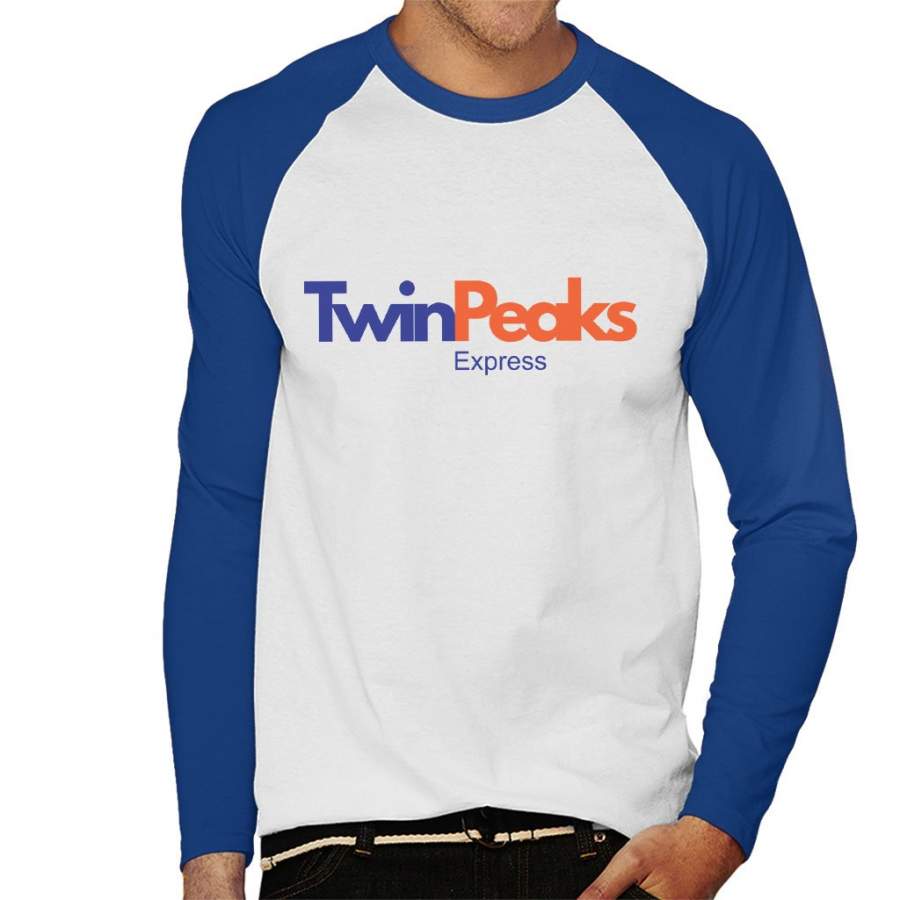 Twin Peaks Express FedEx Men’s Baseball Long Sleeved T-Shirt