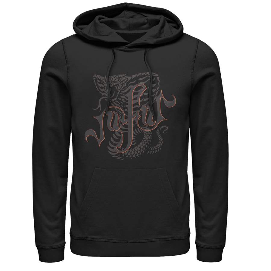 Aladdin Men’s Jafar Cobra Scrawl  Lightweight Hoodie