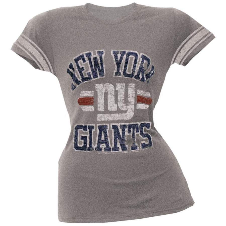 New York Giants – Vintage Logo Juniors Varsity T-Shirt