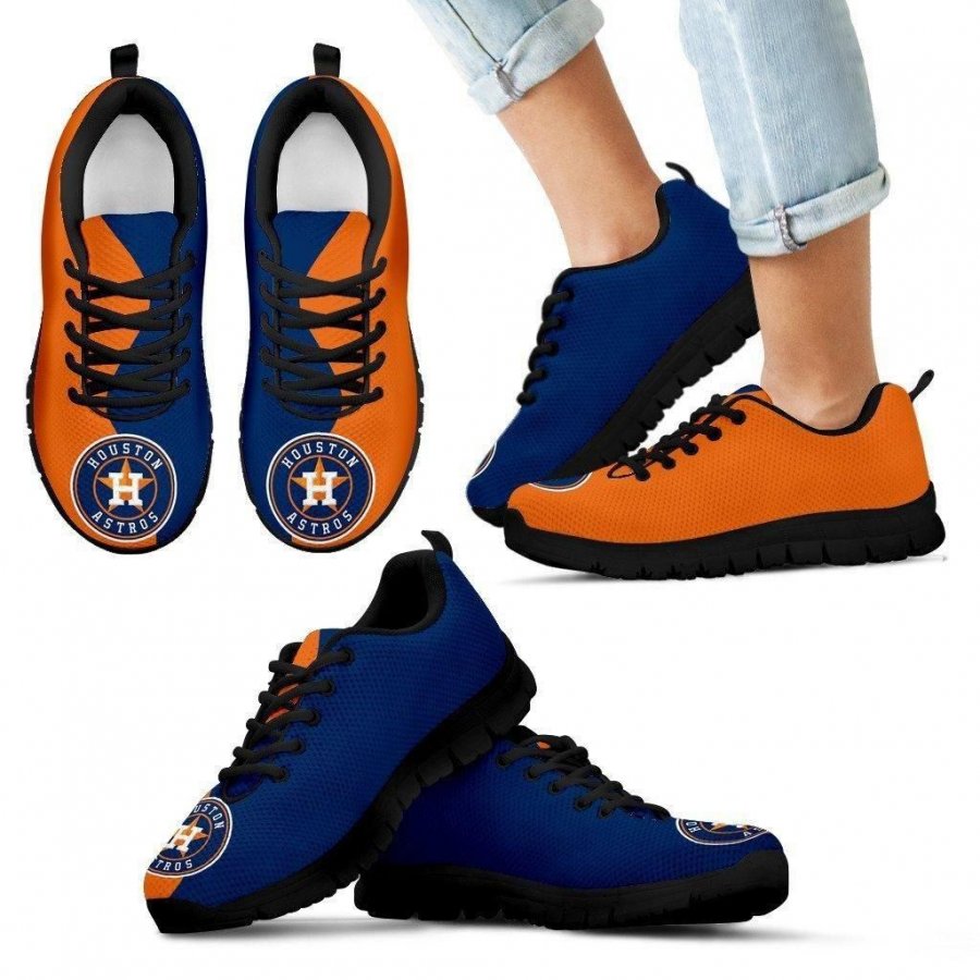 Two Colors Trending Lovely Houston Astros Sneakers #379