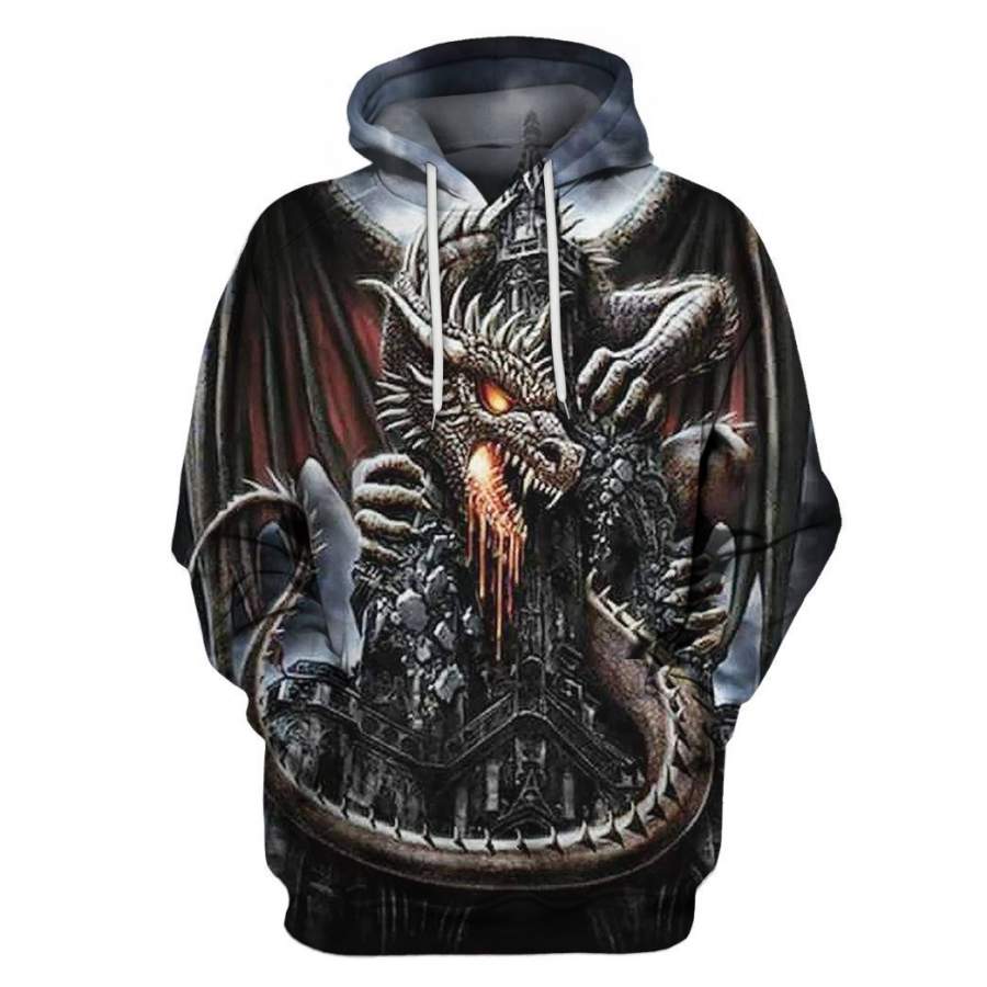 3D All Over Print Dragon Shirt 16