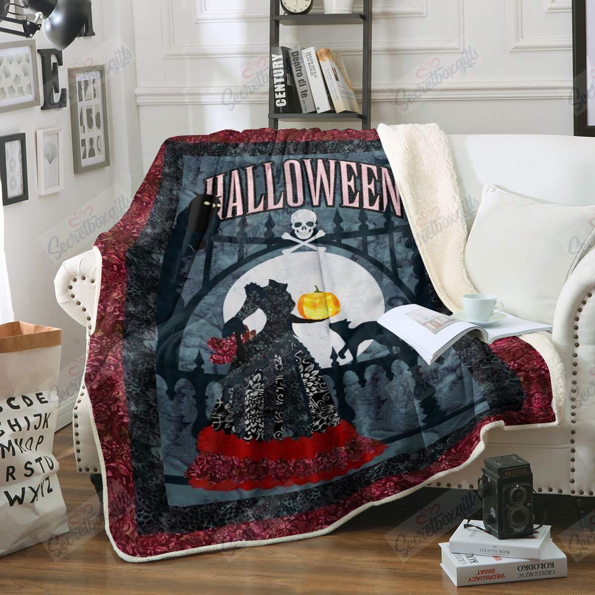 Halloween Ld2108387Cl Fleece Blanket