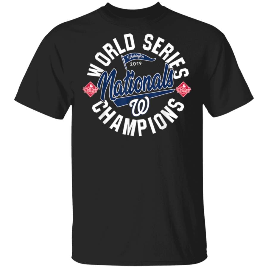 2019 World Series Nationals Champions Fight Finish T-shirt Long Hoodie Black