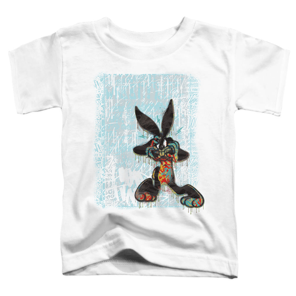 Looney Tunes Graffiti Rabbit Toddler Kids Youth T Shirt White