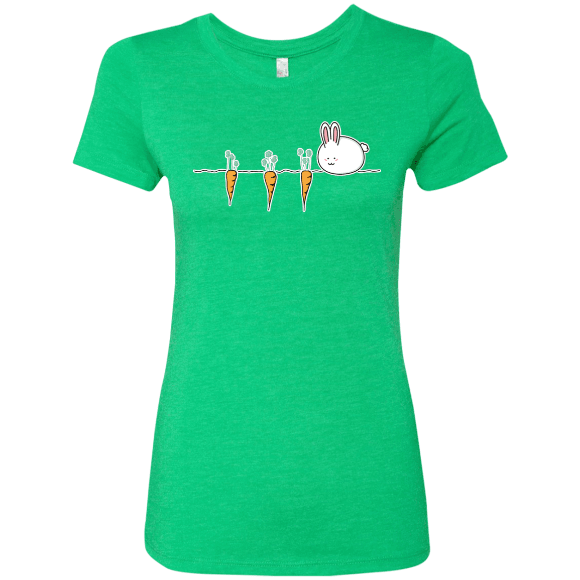 Kawaii Rabbit And Carrots Women’S Triblend T-Shirt