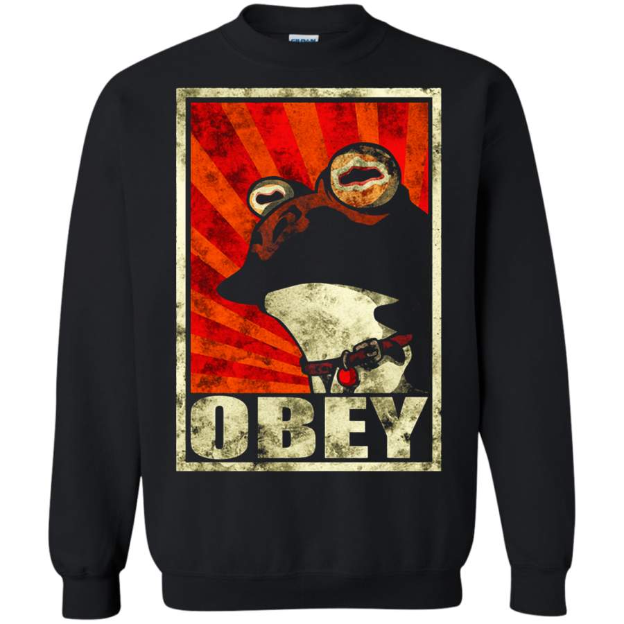 AGR All Glory To The Hypnotoad Futurama Obey Sweatshirt