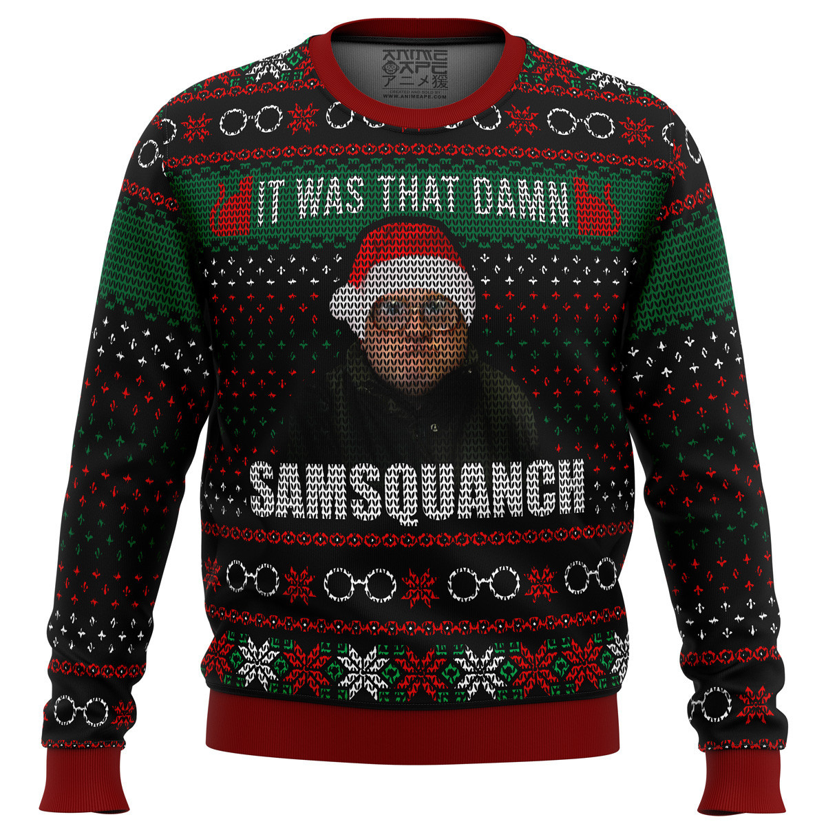 Trailer Park Boys Samsquanch Ugly Christmas Sweater