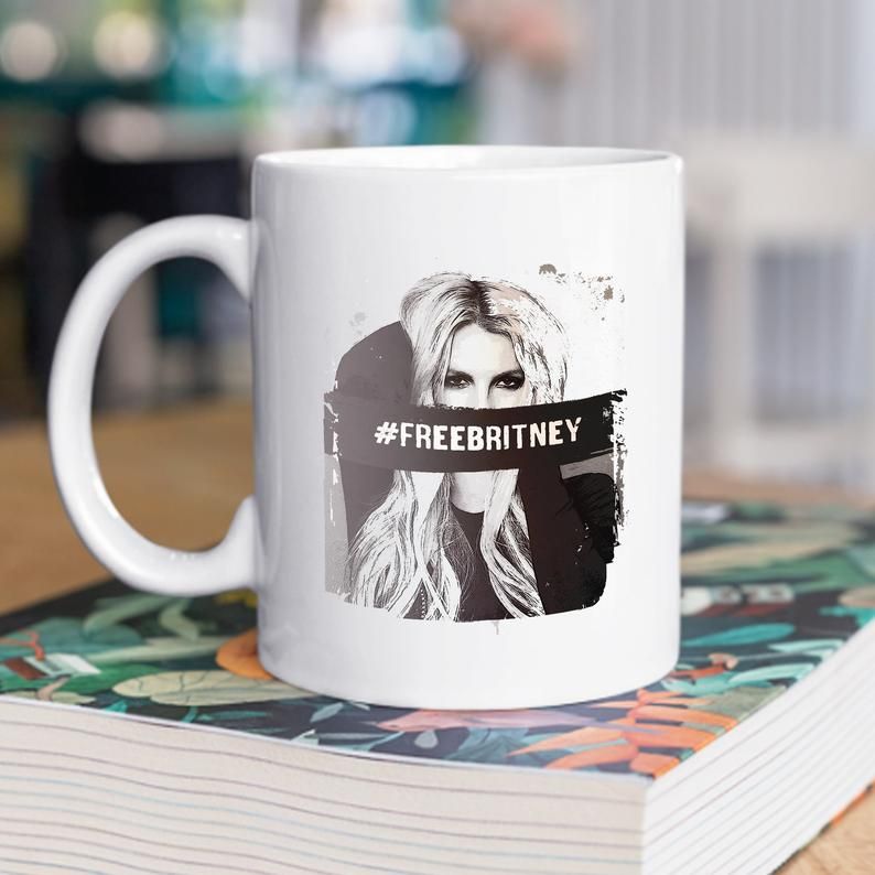 Free Britney Spears Grey Style Coffee Mug Pinotee Store 