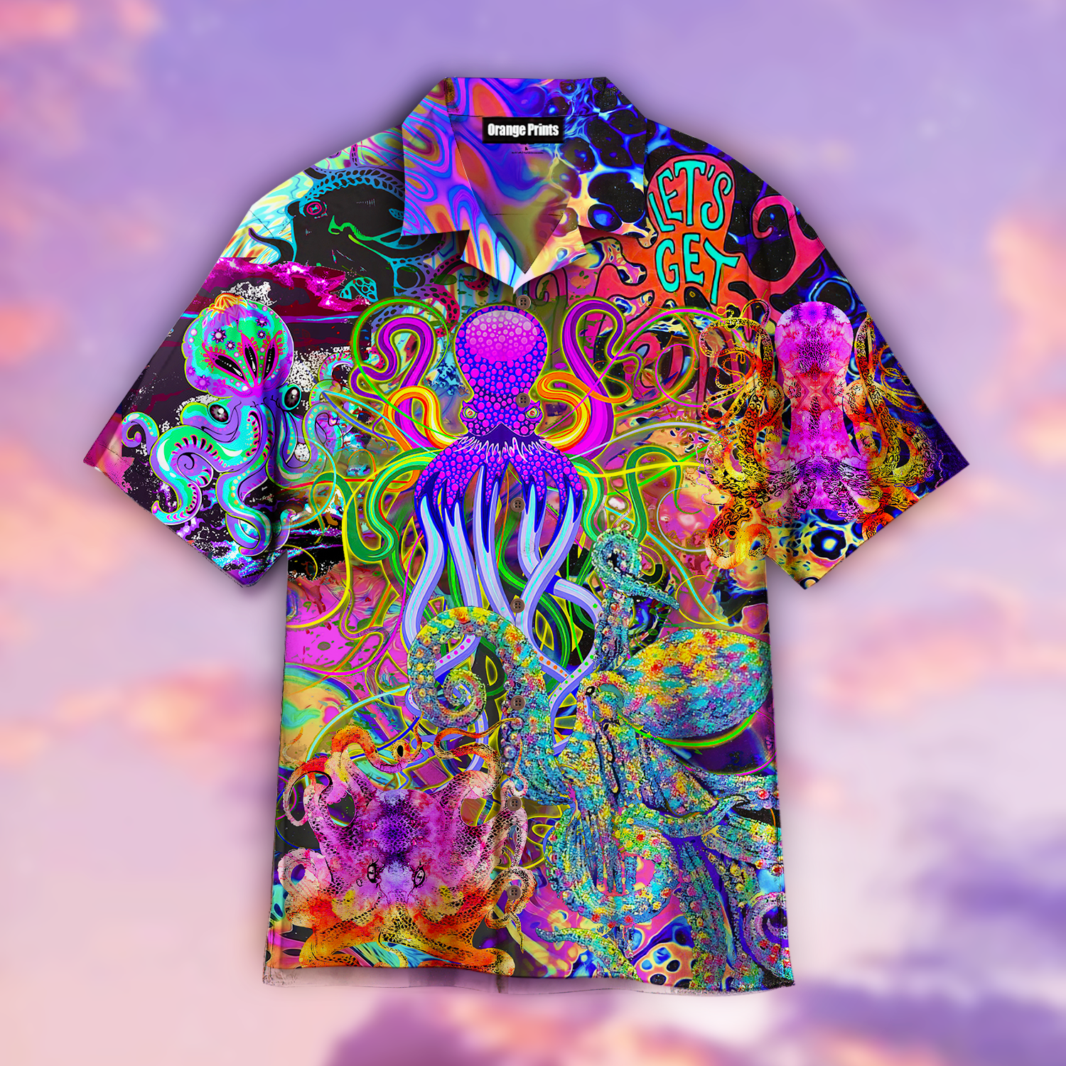 Galaxy Octopus Trippy Hawaii Shirt For Men Women Adult Ha41260