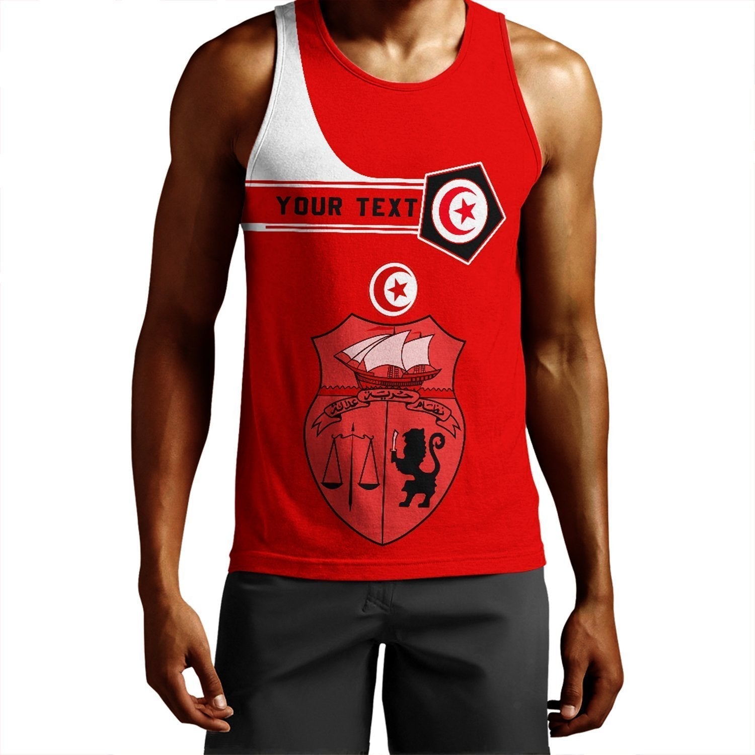 (Custom) African Tank Top – Tunisia Men’S Tank Top Pentagon Style