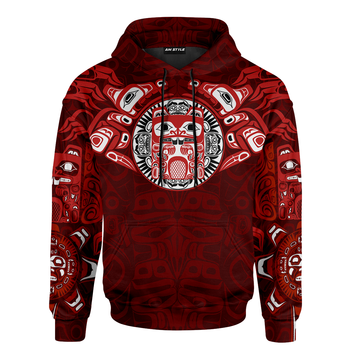 Native American Zodiac Signs Haida Beaver Pacific Northwest Style Customized 3D All Over Printed Shirt –