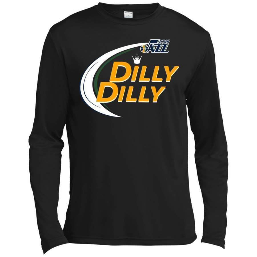 AGR Dilly Dilly Utah Jazz Sport Premium Long Sleeve T-shirt