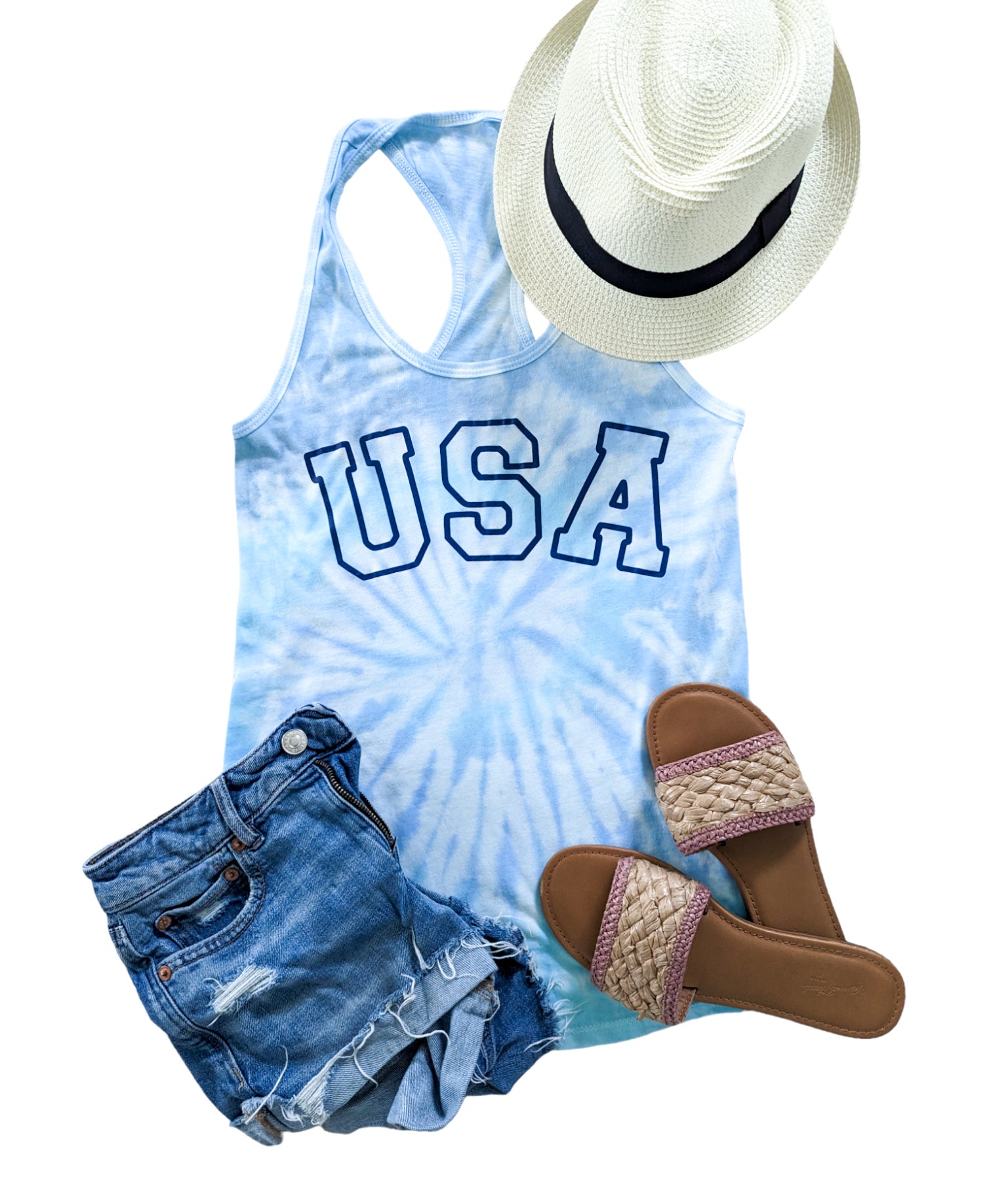 Usa Tie Dye Tank