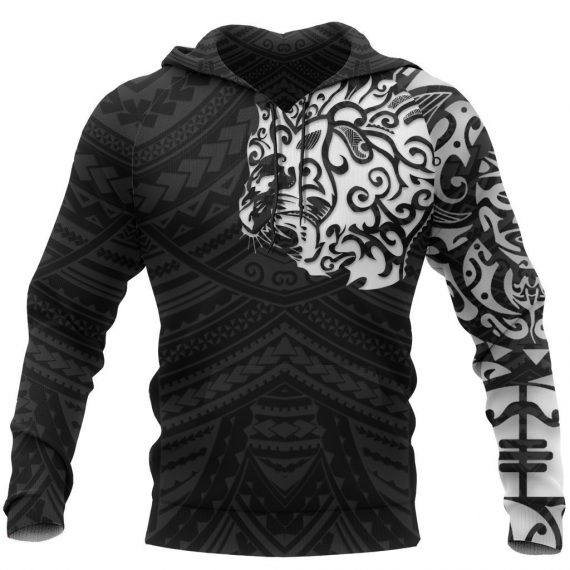 Unisex Hoodie All Over Print Lion Gifts Maori Lion Tattoo New Zealand All Over Printed Us Unisex Size Hoodie