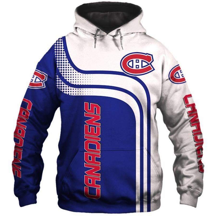 Montreal Canadiens Hoodie 3D Style1877 All Over Printed