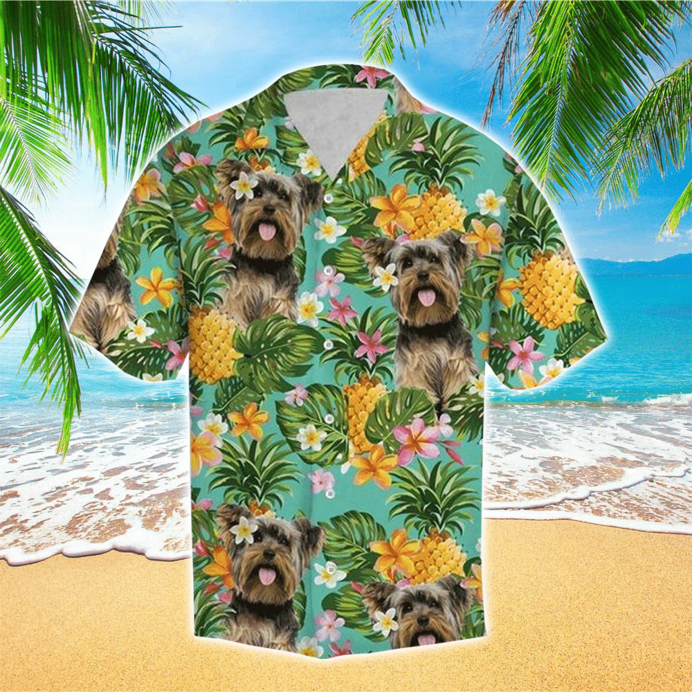 Yorkshire Terrier Green Amazing Design Unisex Hawaii Shirt Aloha Ha60776