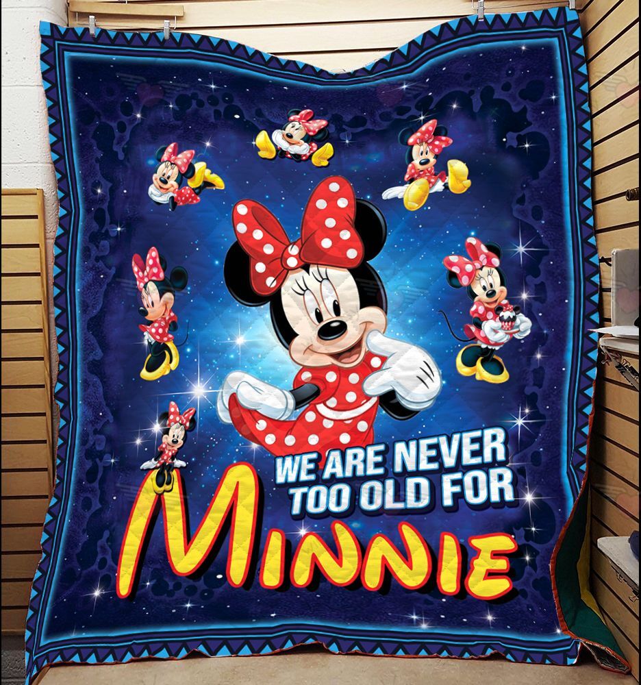 Cartoon Cartoon Never Minnie Blanket Quilt-QT009056Qa