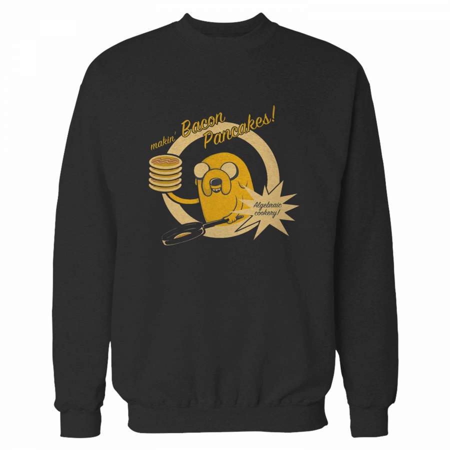 Cooking Time Bacon Pancakes Adventure Time Sweatshirt