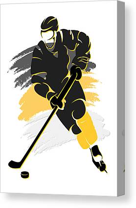 Penguins Shadow Player2 Joe Hamilton Canvas Print