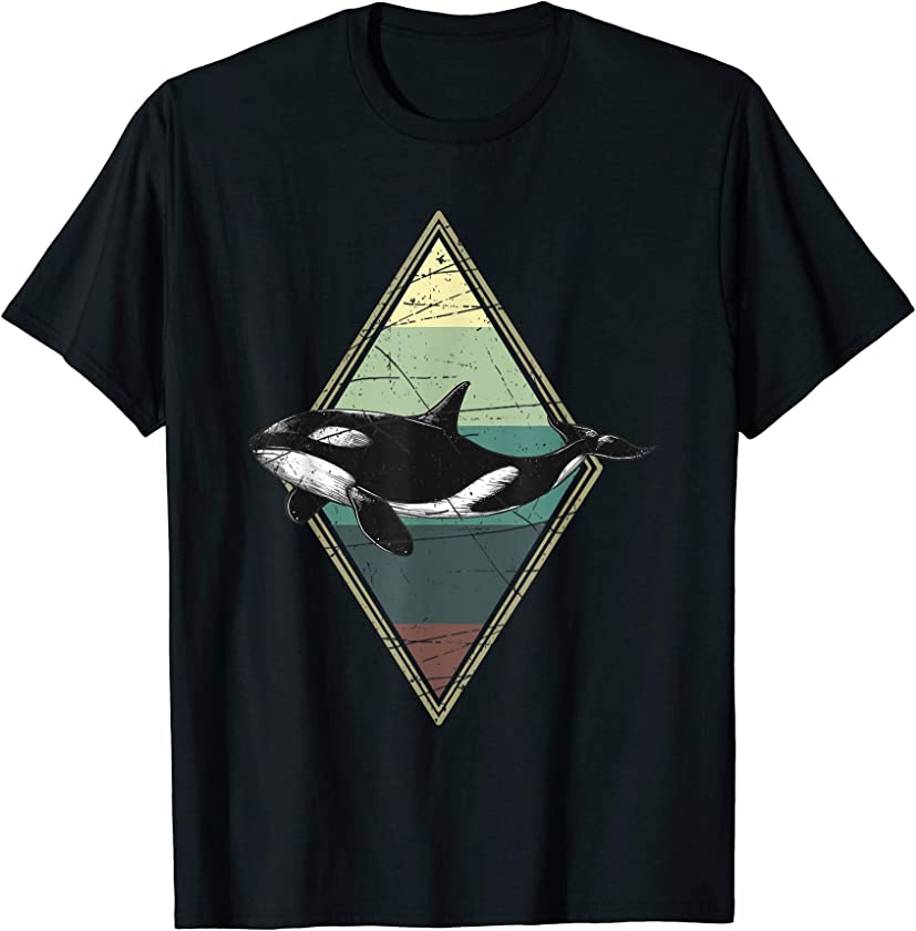 Swimming Killer Whale Animal Orca T-Shirt