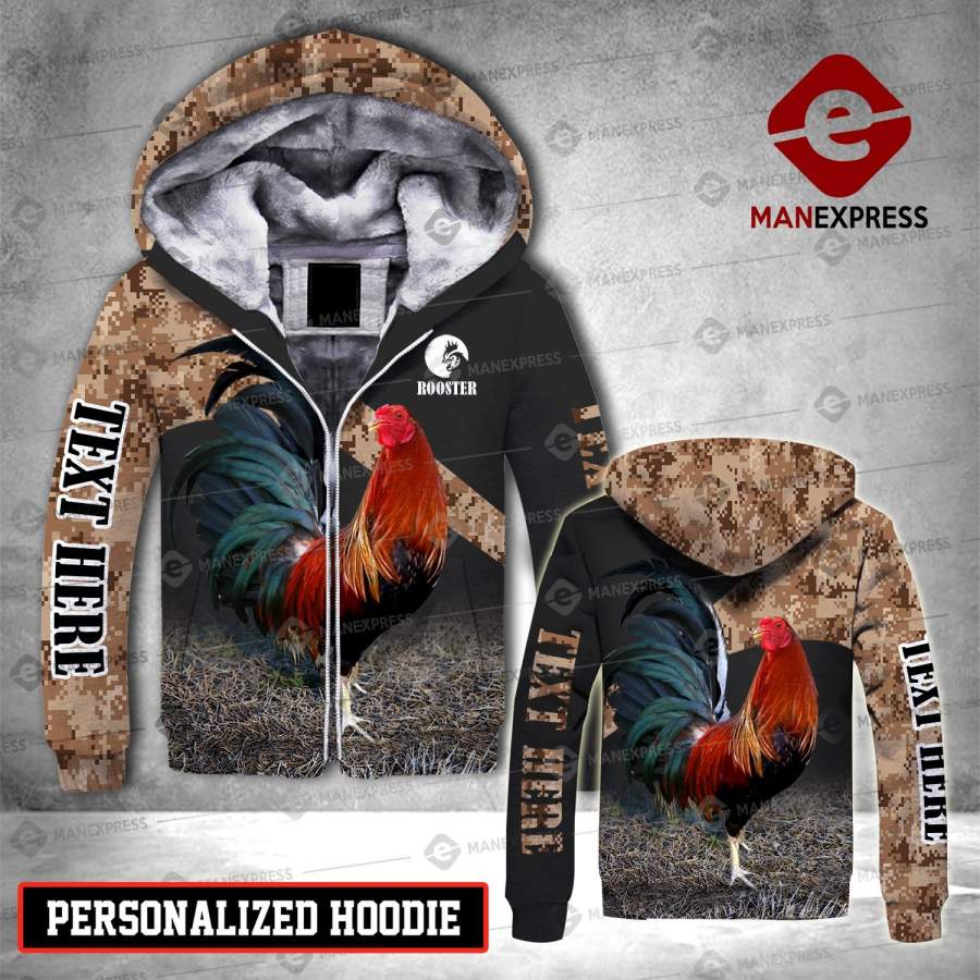 Vh Customize Rooster 2612 3D All Print Fleece Hoodie 17 Style