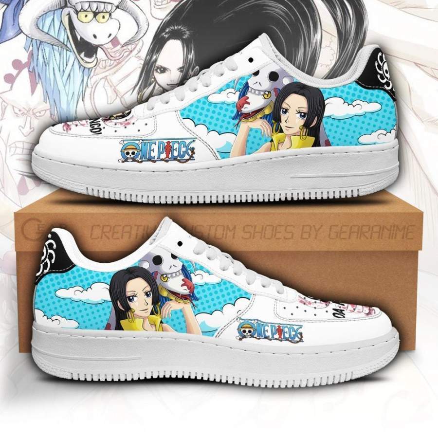 Boa Hancok Air Sneakers Custom One Piece Anime Shoes Fan PT04