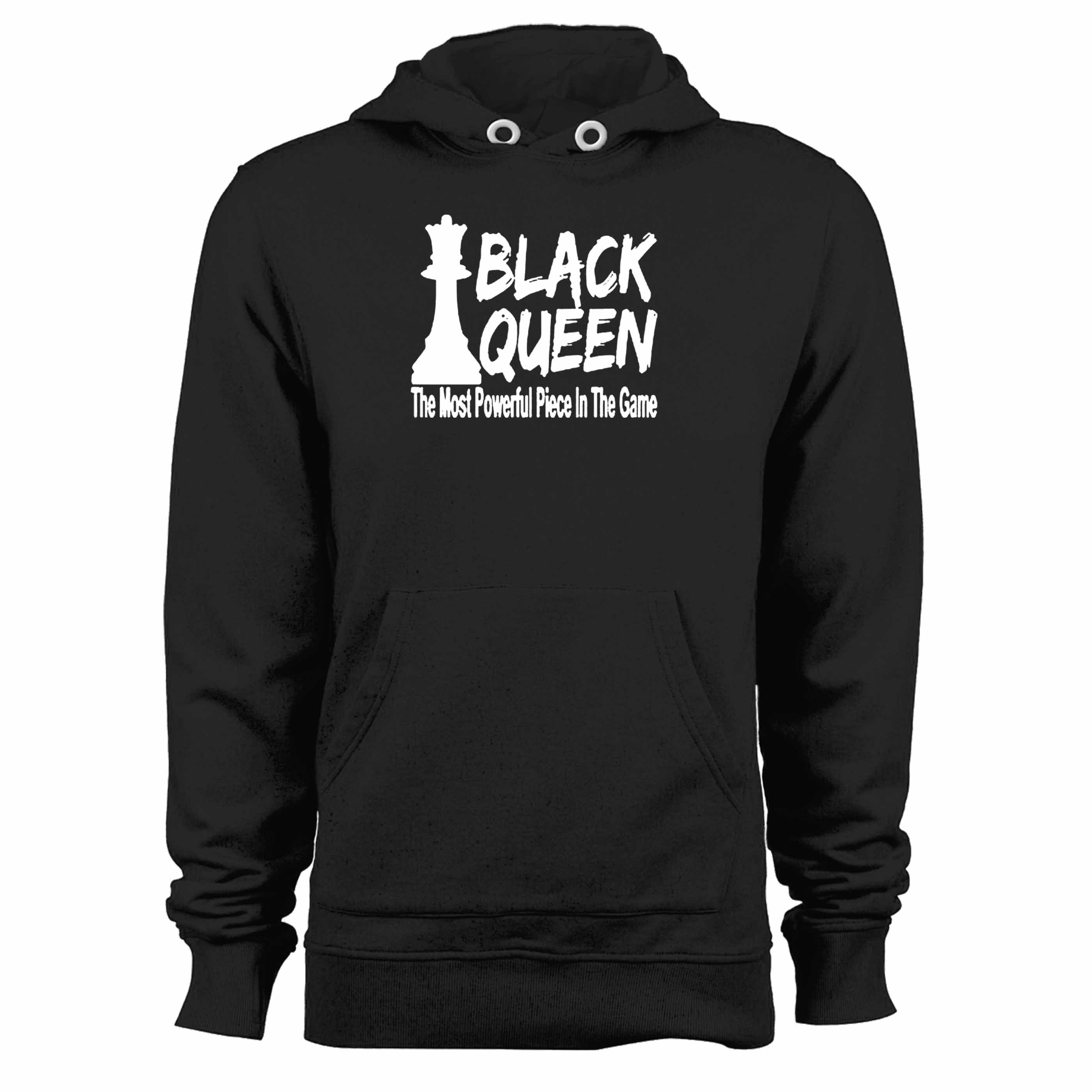 Black Queen Chess Piece Black History Quote Unisex Hoodie