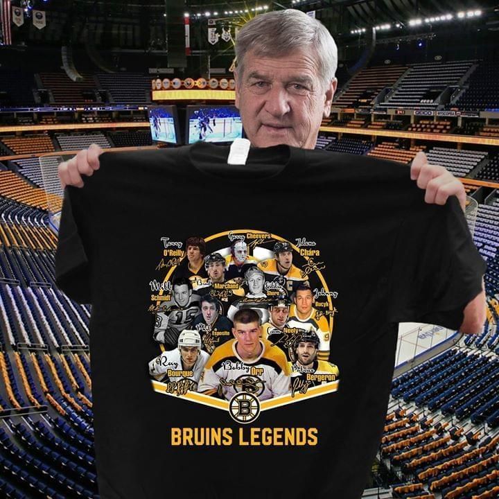 Boston Bruins Legends Signed T Shirt Tshirt Hoodie Sweater Tshirt Hoodie Sweater