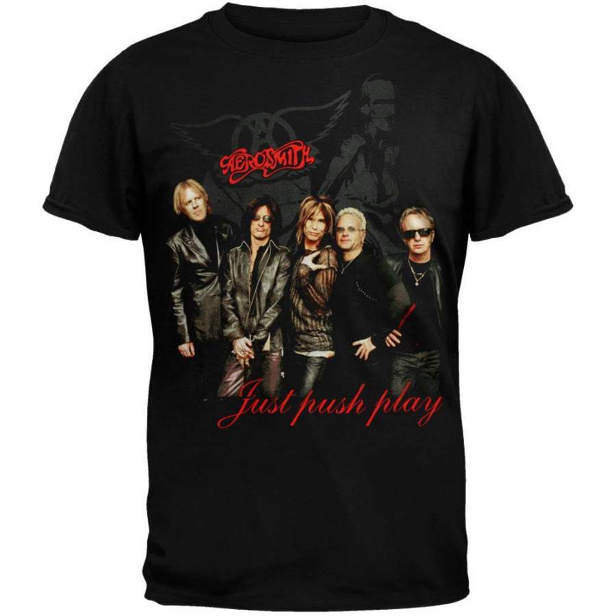 Aerosmith – Just Push Play Black T-Shirt