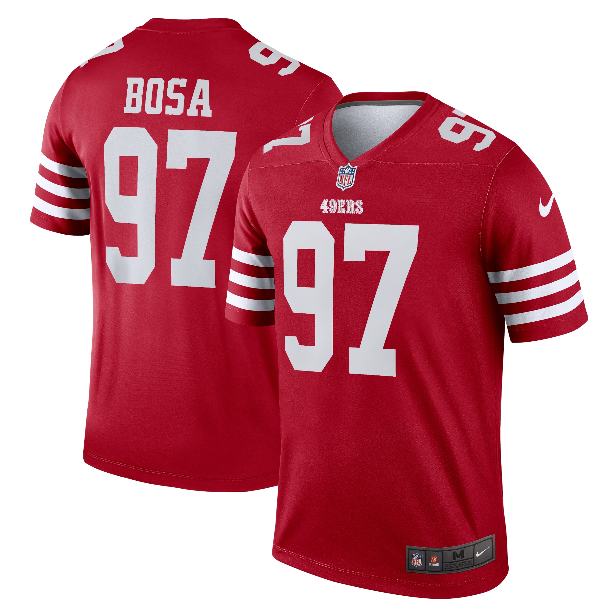 Nick Bosa San Francisco 49ers Legend Jersey – Scarlet