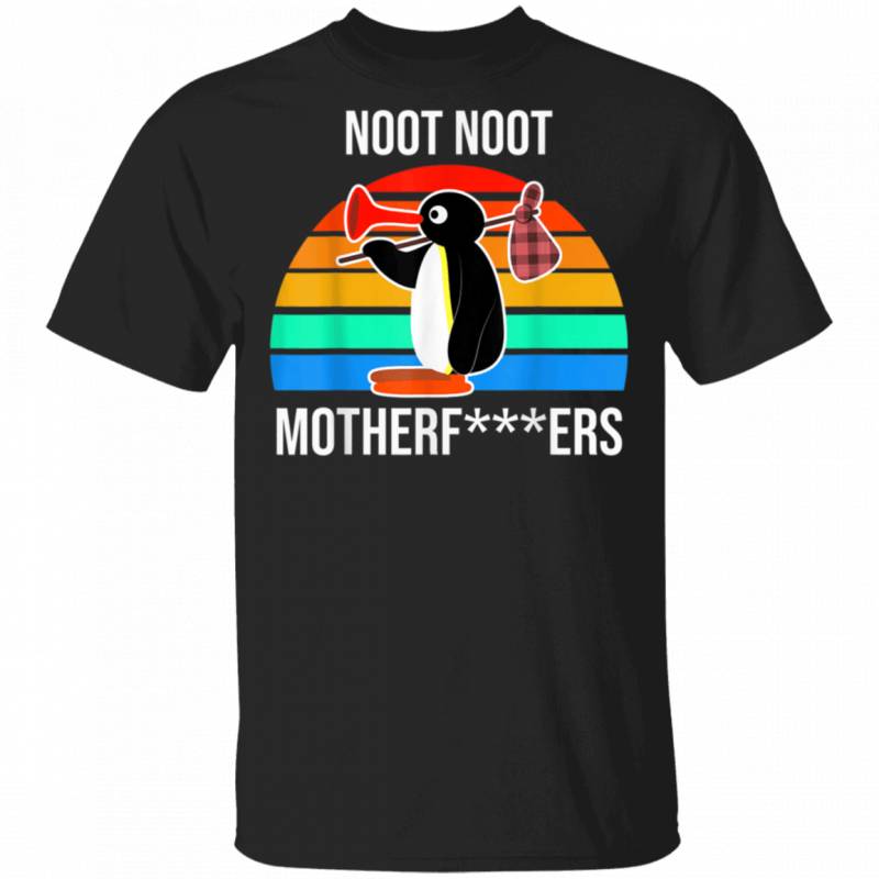 Noot Noot Motherr Funny Vintage Penguin Gift  5.3 oz. T-Shirt