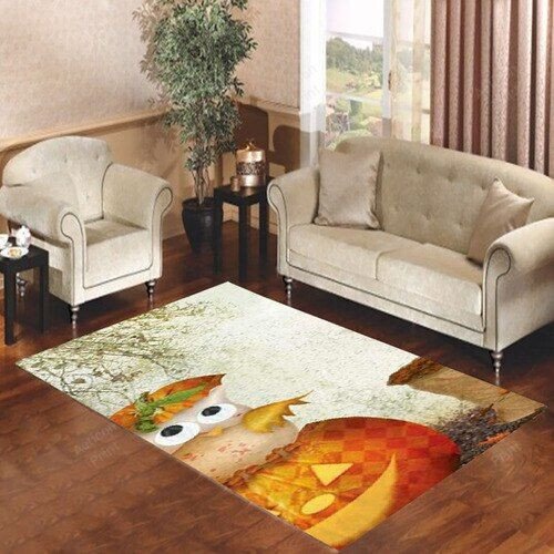 Halloween Owls Living Room Area Carpet Area Rug Carpet Vintage Home Decor Gift Ideas