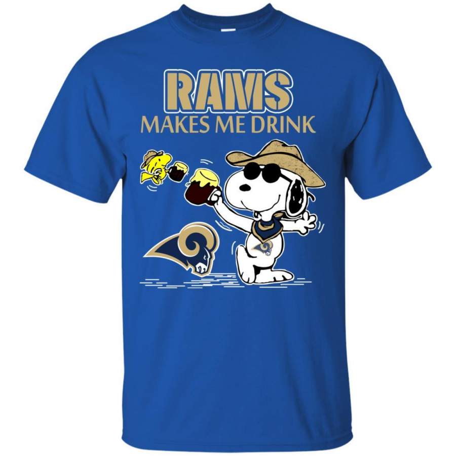 Los Angeles Rams Make Me Drinks T-Shirt