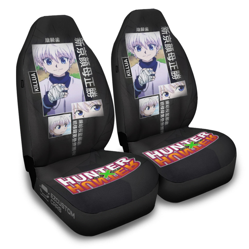 Zoldyck Killua Car Seat Covers Custom Hunter X Hunter Anime Car