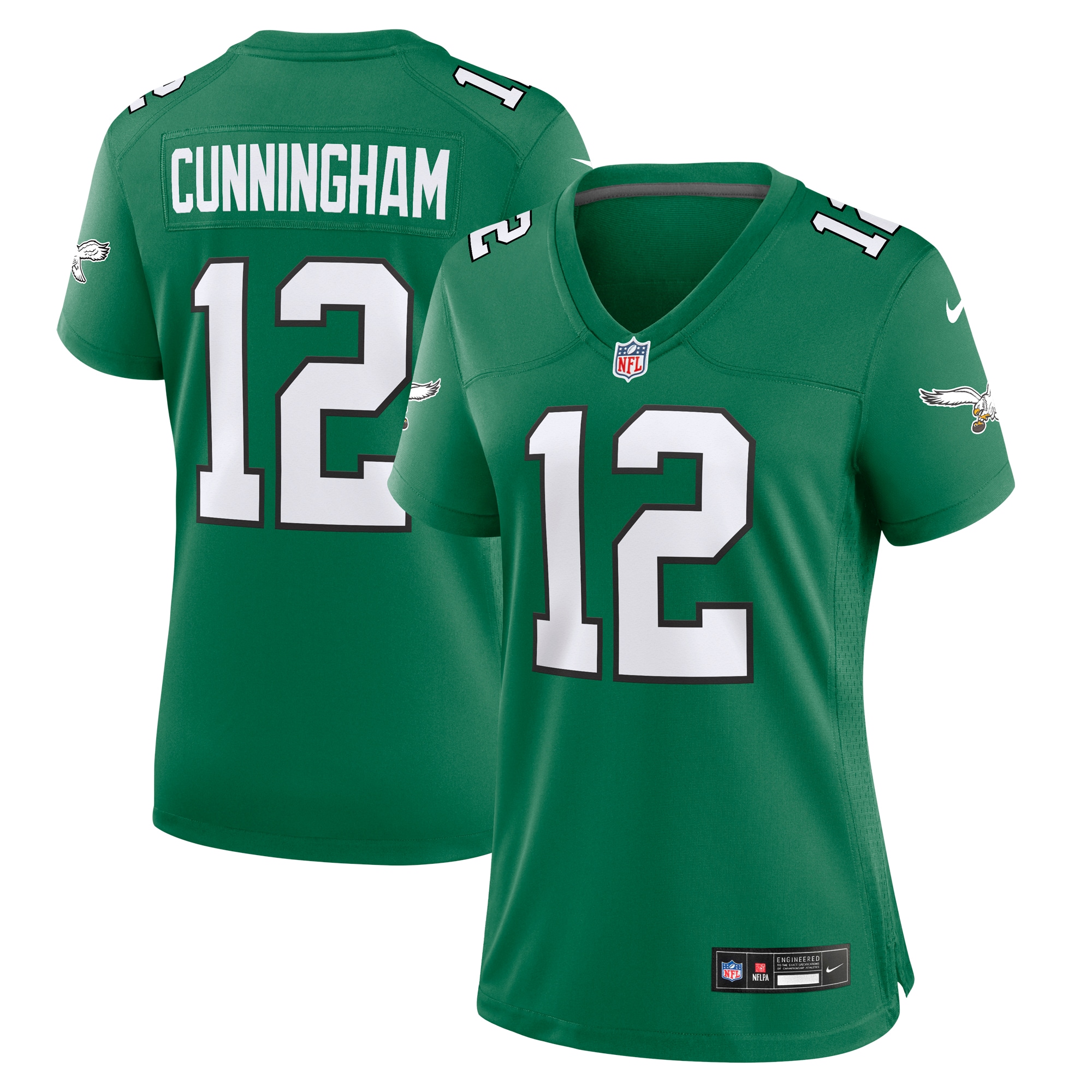 Randall Cunningham Philadelphia Eagles Women's Alternate Game Jersey – Kelly Green