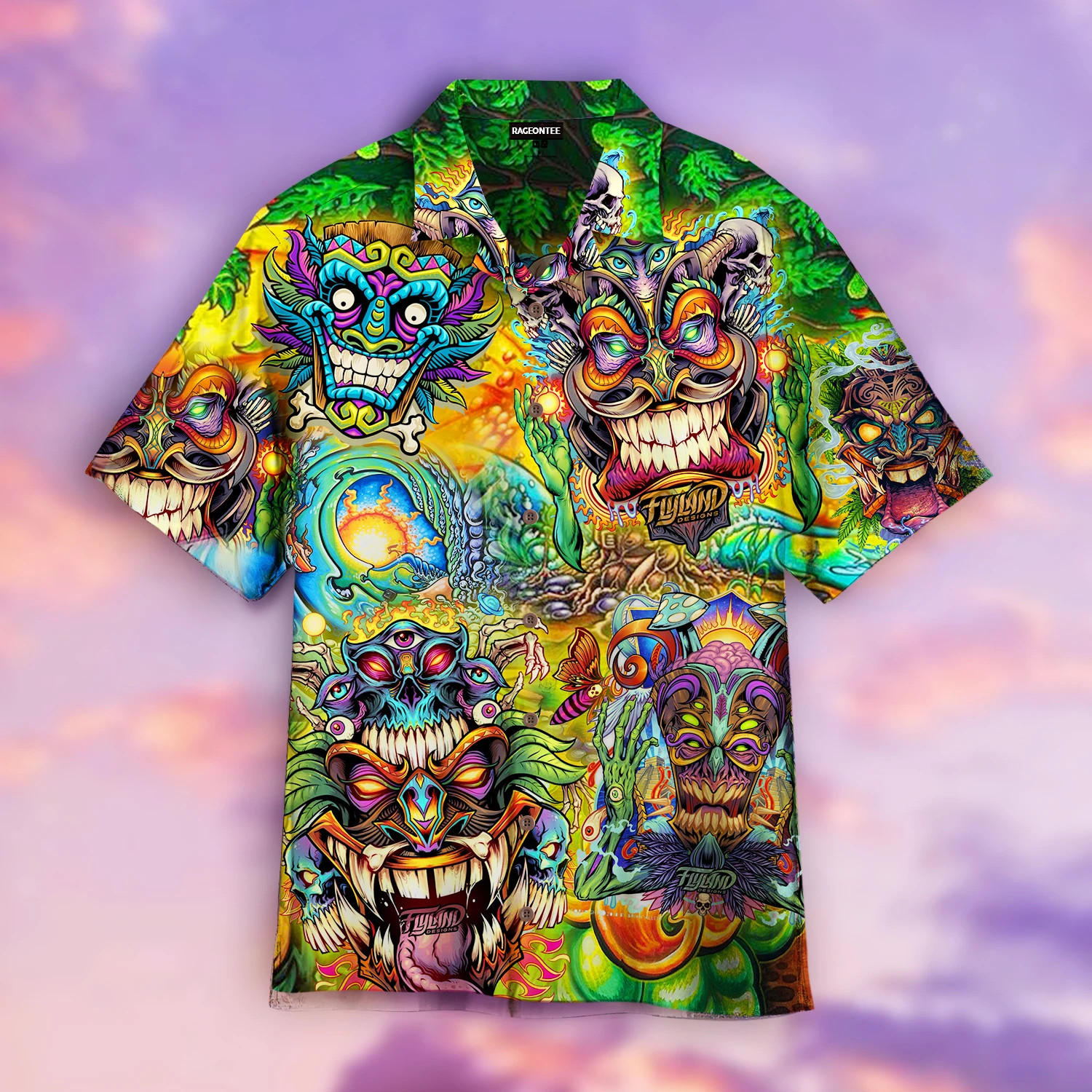 Tiki Hippie Hawaii Shirt Unisex Adult Ha18205